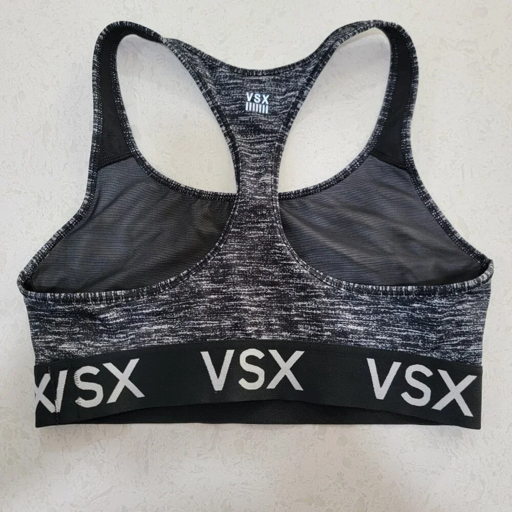 VICTORIA’S Secret VSX  Logo‎ Racerback Sports Bra Sz M